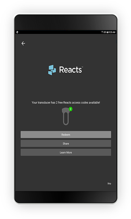 Access code screen app