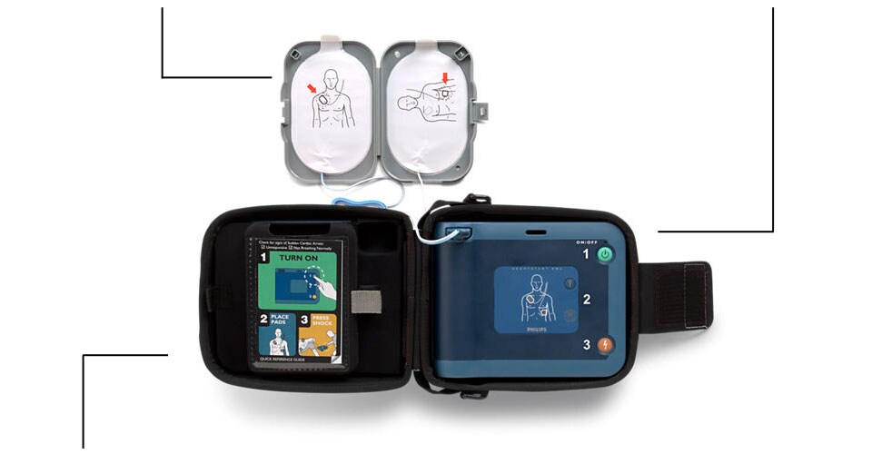 أجهزة صدمات القلب الكهربائية الخارجية الآلية من Philips