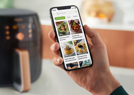 Philips NutriU app, smart app for recipes