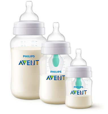 رضّاعات الأطفال المضادة للمغص مع فتحة من Philips Avent