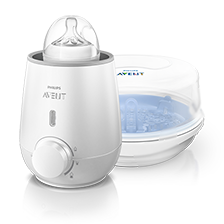 أجهزة تسخين الرضّاعات وتعقيمها من Philips Avent