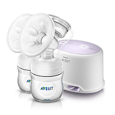 Comfort Double electric breast pump and nipples Philips Avent