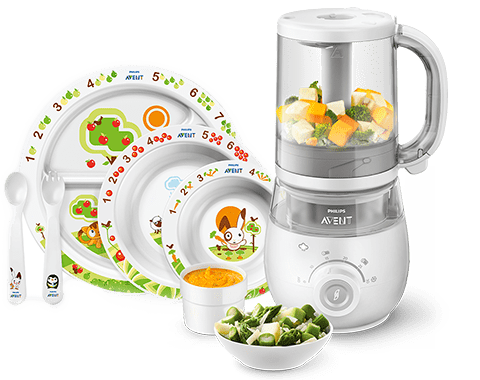 Toddler Feeding products: Baby food maker and Tableware Philips Avent