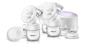 شافطة حليب الأم الكهربائية واليدوية وحلمات من Philips Avent