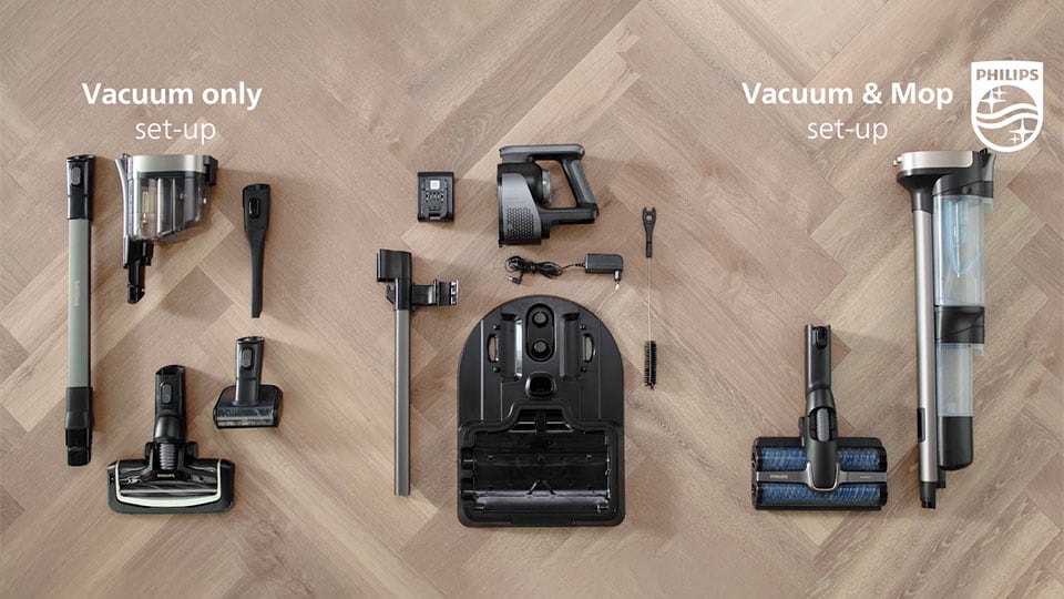 How to assemble vacuum and mop setup video thumbnail