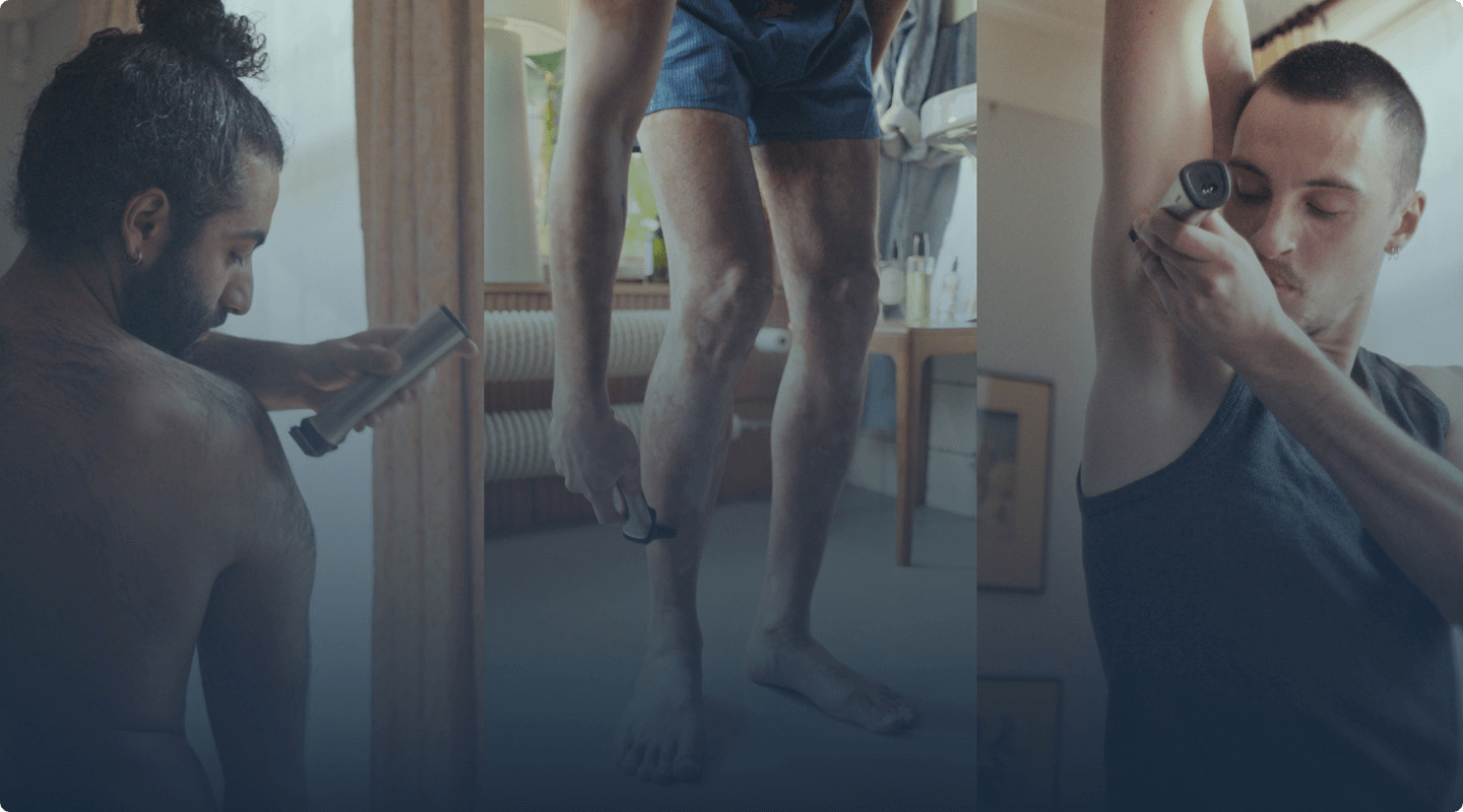 مشاهدة آلة العناية بالمظهر أثناء استخدامها