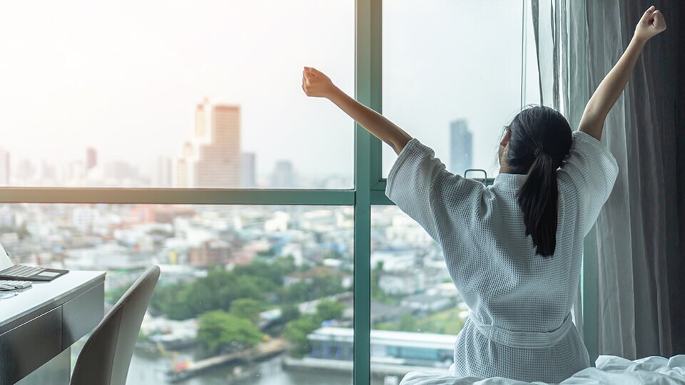 استيقظ بحالة جيدة