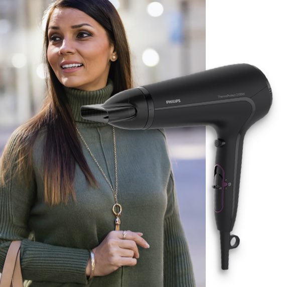 How to straighten your hair with a hairdryer