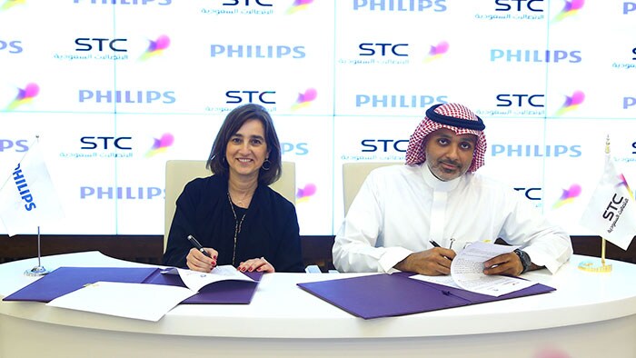 STC وفيليبس تبرمان شراكة استراتيجية لتوفير خدمات الرعاية الصحيّة عن بُعد  والارتقاء بمستوى القطاع في المملكة